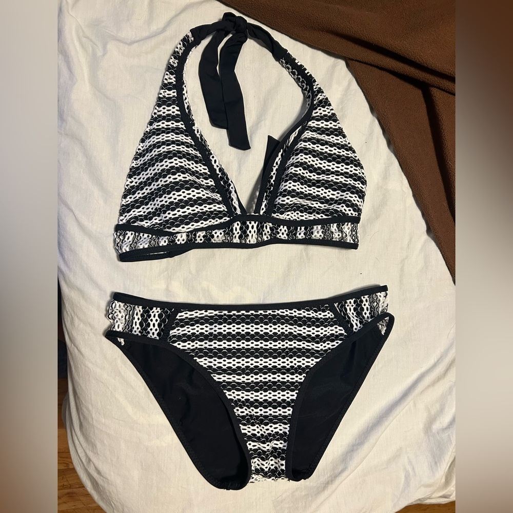 BECCA Black and White Bikini